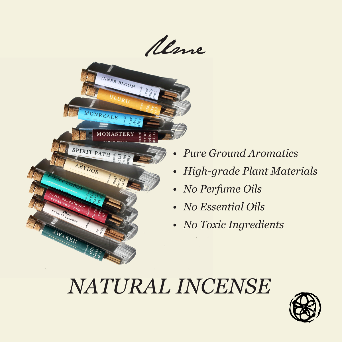Ume Incense | POINT LOBOS Cypress | Natural Incense Sticks