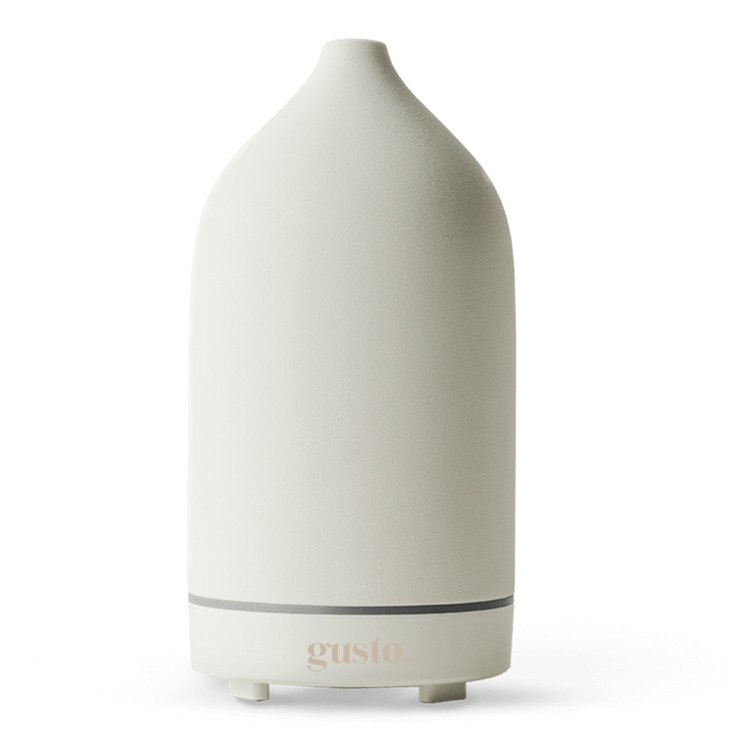 White Ceramic Essential Oil Diffuser – Routine and Reason